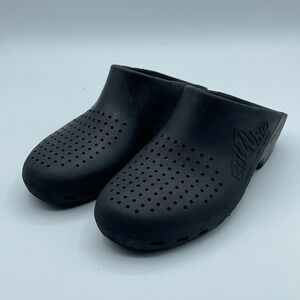 Calzuro Classic Clogs With Holes Black Womens Size EU 36-37 US 6.5 Made In Italy